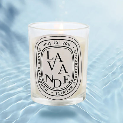 Scented Aromatic Candles Guest Gift Candles Lot Wedding Candles White in Glass Jars Luxury Candle for Home Decor