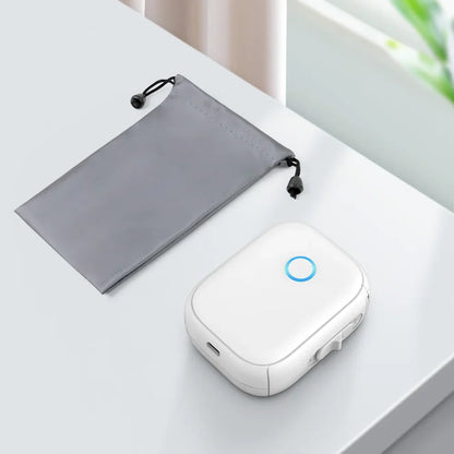 Inkless Label Printer P12 Portable Mini Printer Bluetooth Wireless Thermal Printer Auto Cut Labeling Machine or 5PK Label Rolls