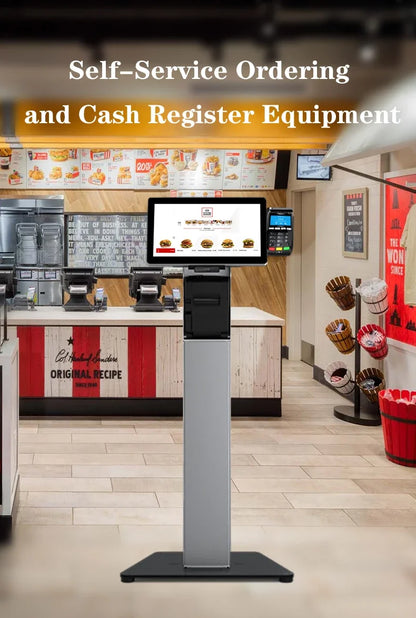 Kiosque de commande en libre Service de 21,5 pouces, Machine de paiement en libre Service pour commande de restauration rapide pour Restaurant
