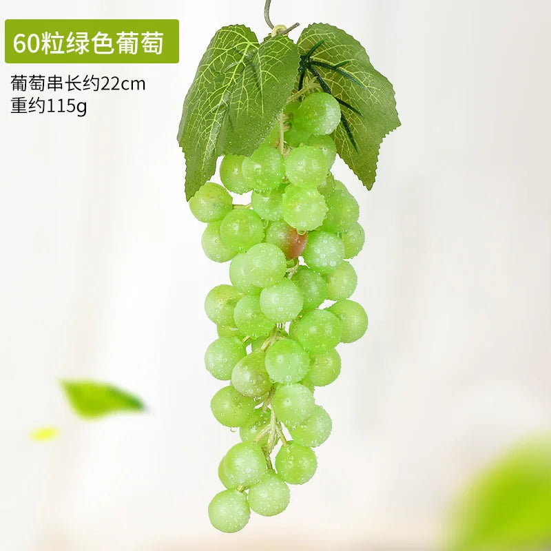 5PCS 12/18/24/36/60/85/100 Heads Artificial Grapes Christmas Halloween Wedding Party Home Garden Hanging Decoration Fake Fruits