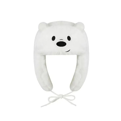 New Winter New Kuromi Spider Man Stitch Violent Bear Cartoon Hat Popular Man Women Cute Warm Ears Protection Hat New Year Gifts