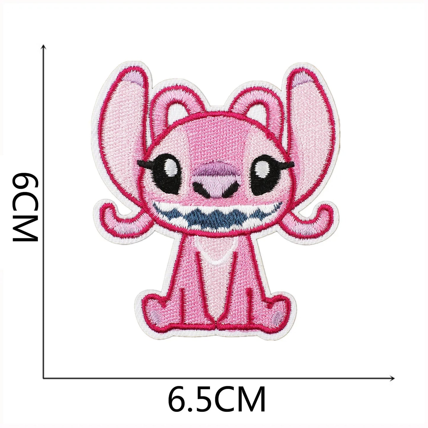 Cartoon Cute Anime Stitch Iron on Patches for Clothing T-shirt Bag Shose Stitch Patch Garment Stickers Embroidery Cloth Sticker
