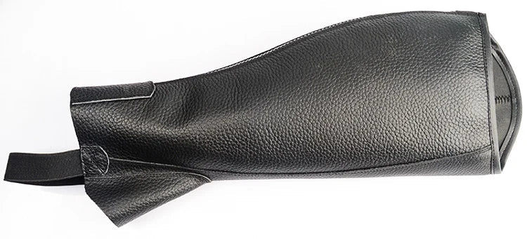 Guêtres d'équitation en cuir de vachette ex, équipement d'équitation, protection des jambes de chevalier, ajustement sportif, fournitures pour fans