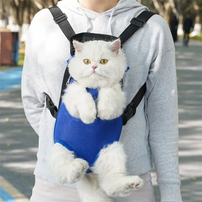Sac à dos pour animaux de compagnie sac de transport réglable pour chat sac à dos à Double épaule pour animaux de compagnie sac Portable voyage en plein air Camping randonnée sac pour chat sac pour chien