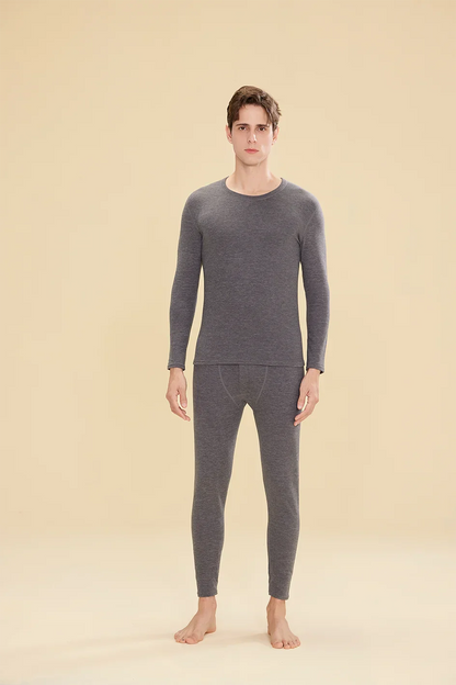 1 ensemble de sous-vêtements thermiques chauds en laine et soie pour femmes, ensembles de vêtements thermiques longs pour l'automne et l'hiver
