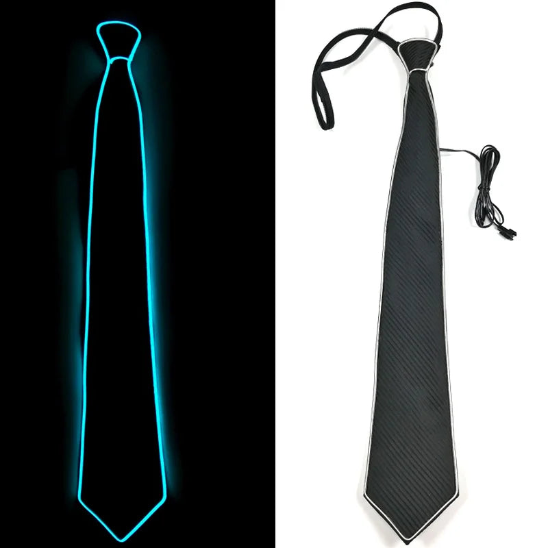 Newest LED Luminous Bow Tie For Man Christmas Wedding Light Bow Tie Festival Party Supplies Fluorescent Party Props