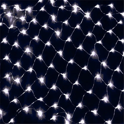 LED Net Mesh String Lights, 8 Modes, 220V, 110V, EU Plug, Festival Decoration, Christmas, Halloween, New Year 2026, Wedding Party