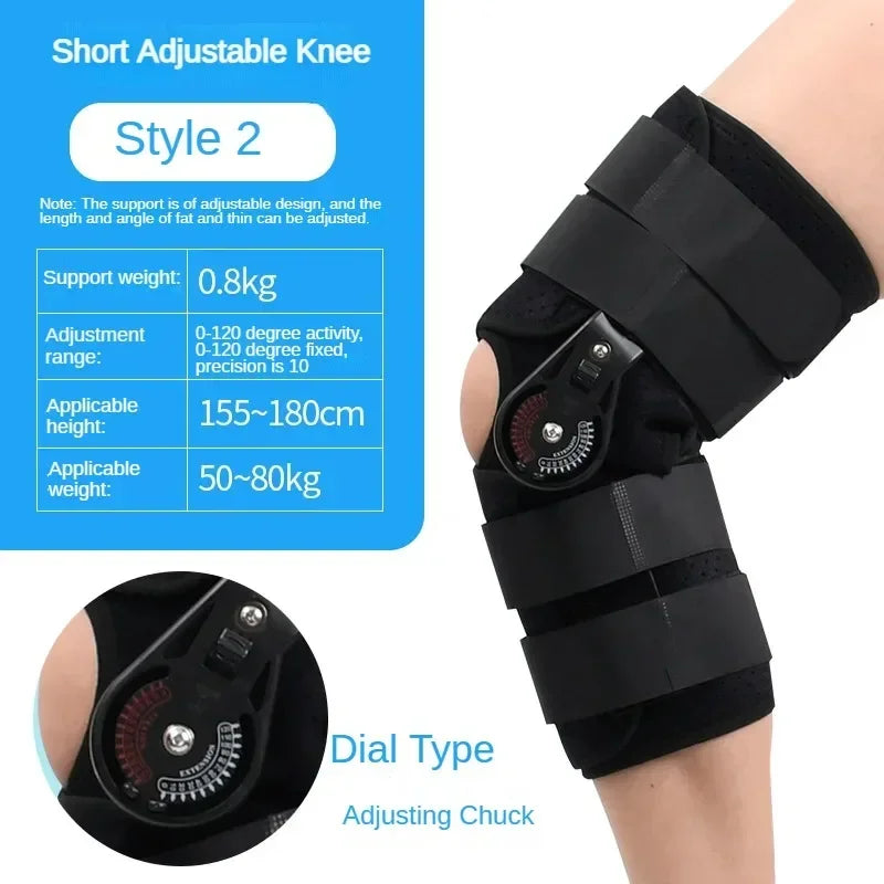 Orthèse de pied réglable pour le rinçage du genou, orthèse des membres inférieurs, protecteur de fracture, soutien des articulations des jambes, soins génitaux ligamentaires