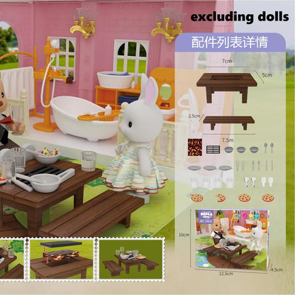 Mini-supermarché, jeux de shopping, accessoires de maison de poupée, jouets éducatifs pour enfants, jouets d'interaction familiale