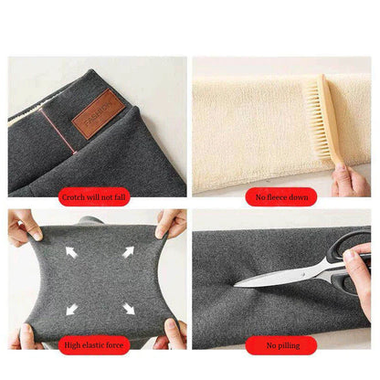 Legging taille haute sans couture pour femme avec intérieur en polaire doux, thermique, chaud, isolé, pour l'hiver. Collant polaire chaud pour femme. Vêtements d'hiver pour femme.