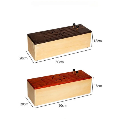 Solid Wood Hollow Drum 10 Timbre Professional Drums Children Beginners Meditation Healing Musical Percussion Instruments