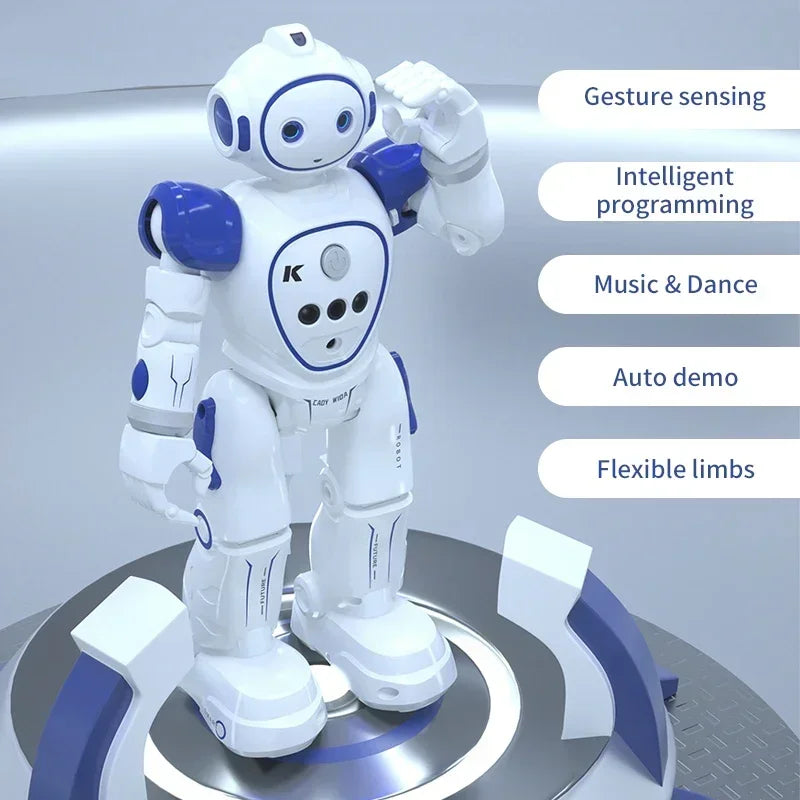 JJRC Rc Robot enfants Intelligent télécommande Robots jouets programmés électrique détection de geste Machine de danse enfants cadeau de noël