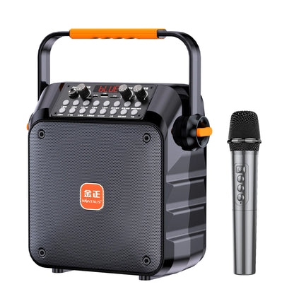 Dual Wireless Microphones & RGB LED Lighting! Outdoor Karaoke Speaker With 30W Power For Camping & Campfires OEM Supplier
