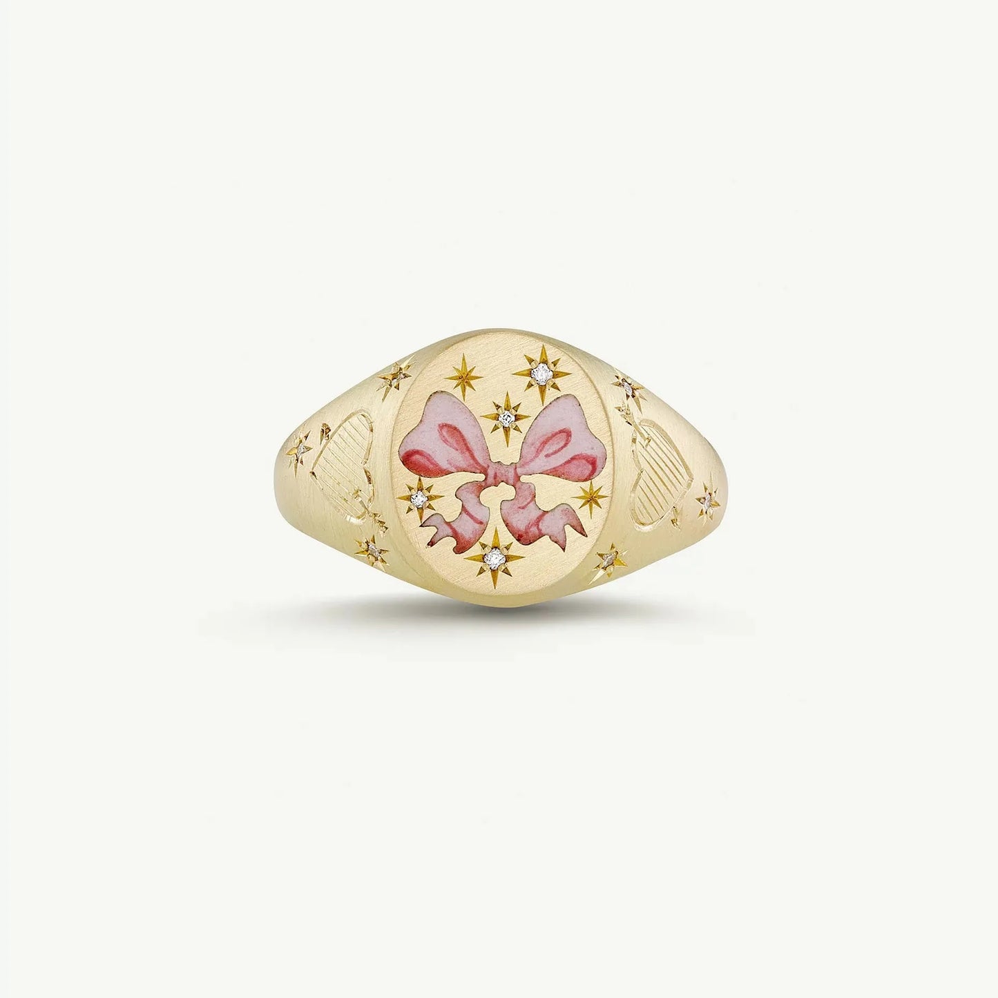 Fashionable and popular stainless steel painted ring, for Valentine's Day, Lion, Mermaid, Love, gold plated, women's jewelry, тильц®