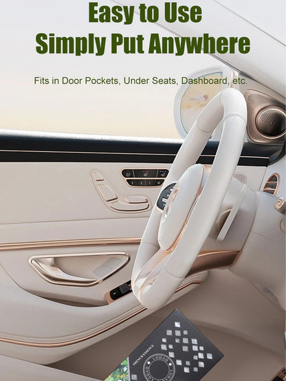 1pc Car Mounted Aromatherapy, Solid Car Perfume for Vehicle Use, Boxed Fresh Fragrance Balm to Eliminate Odors, Aromatic Ornamen