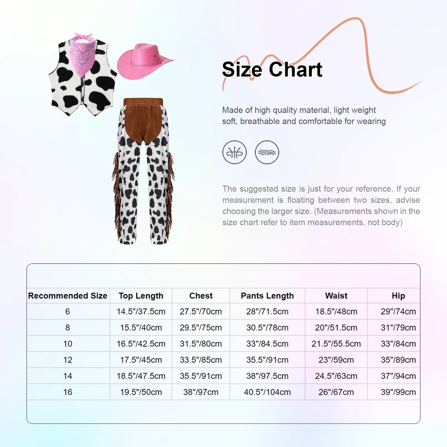 Costume de Cowboy Occidental pour Enfant, Déguisement de Cowgirl, Jeu, Interface West, ixd'Halloween, Cosplay, Ensembles de 4 Pièces, Performance sur Scène Trempée