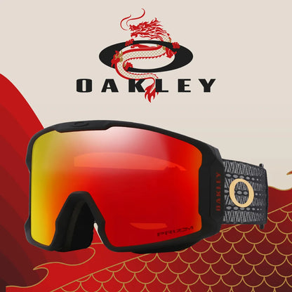 Oakley Line Miner [M] Ski Goggles, Snow Goggles with Prizm Lenses, Model [7093], Unisex Protective Eyewear