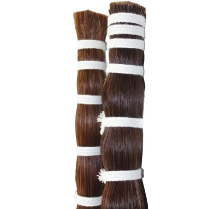 250g Crins de cheval noirs et blancs naturels pour violoncelle, contrebasse, violon, archet, 80-94 cm