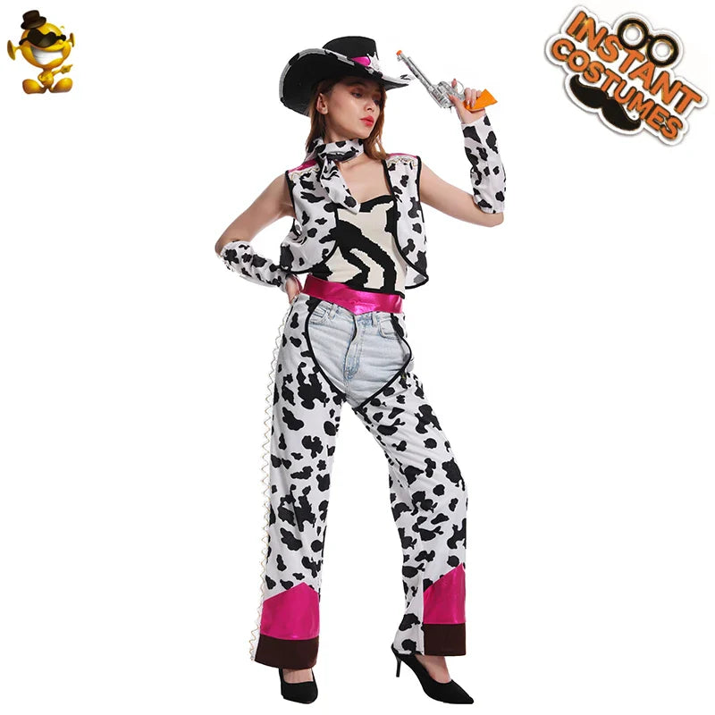 Robes de cowboy pour femmes, costumes de cowgirl de l'Ouest, déguisements adultes, tenues de fête de carnaval, de mascarade et de cosplay