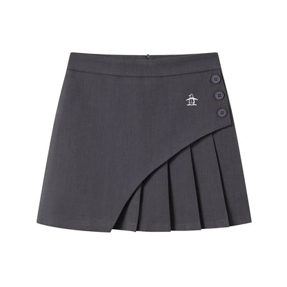 Summer golf suit pleated skirt, 2025 new Korean golf skirt, fashionable A-line short skirt, women's golf culottes