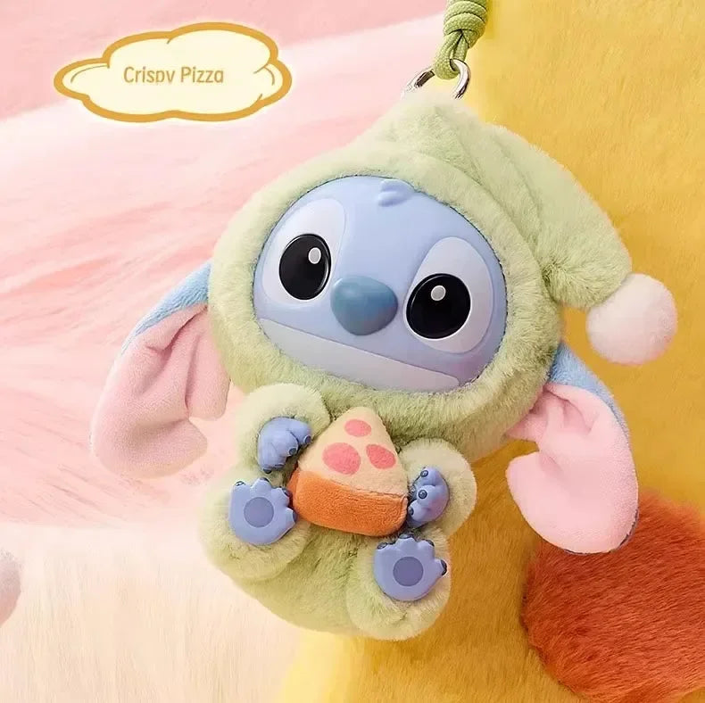 15CM New Stitch Eat Something Before Sleep Series Blind Box Plush Dolls Pendant Cute Doll Ornament Mystery Box Surprise Toy Gift