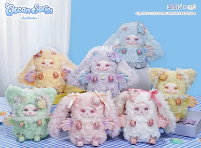 Genuine CQTOYS Loloan Ocean Series Blind Box Cute Doll Plush Handmade Ornament Gift Trend 2025 Summer