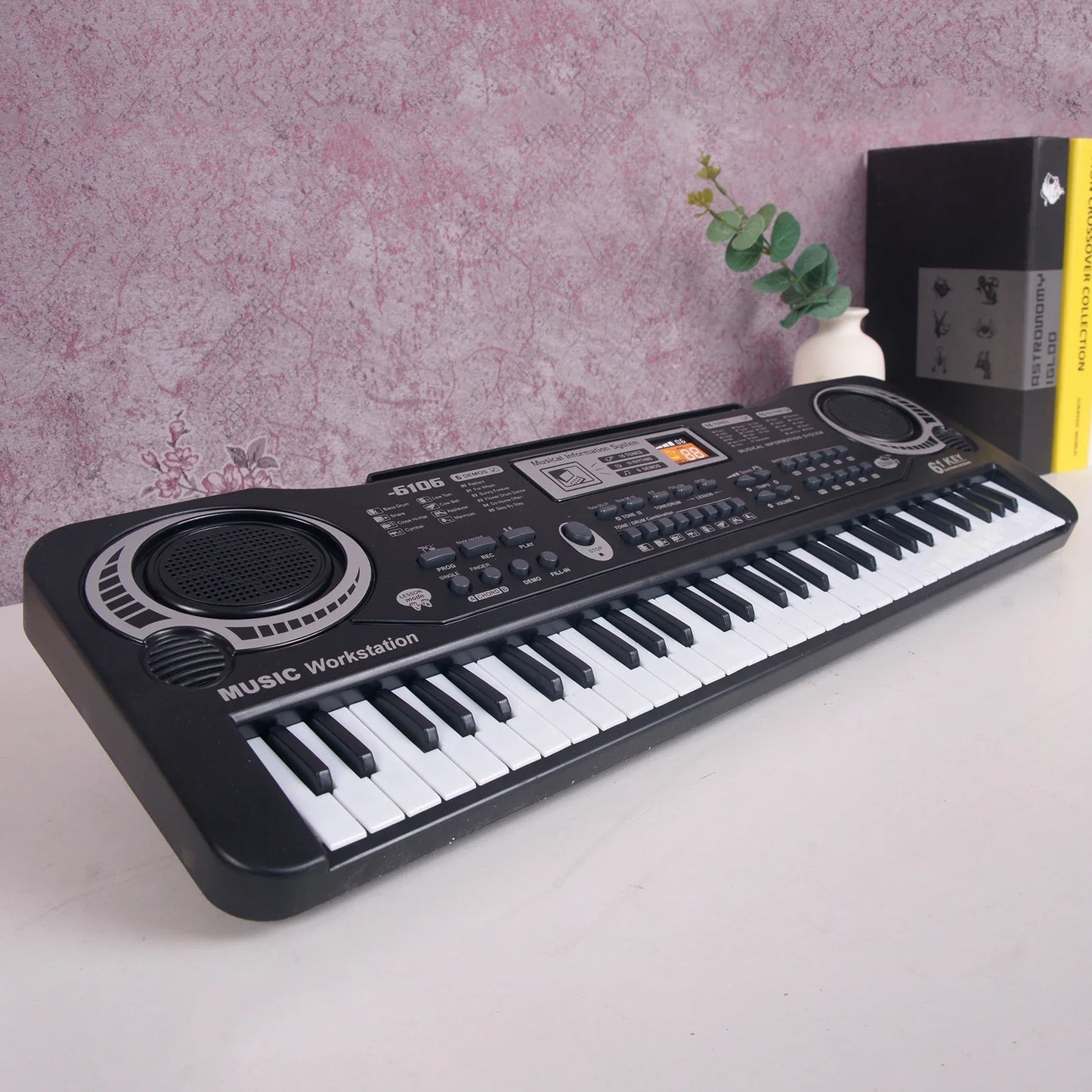 61 touches noir musique numérique clavier électronique Piano électrique enfants Instrument de musique