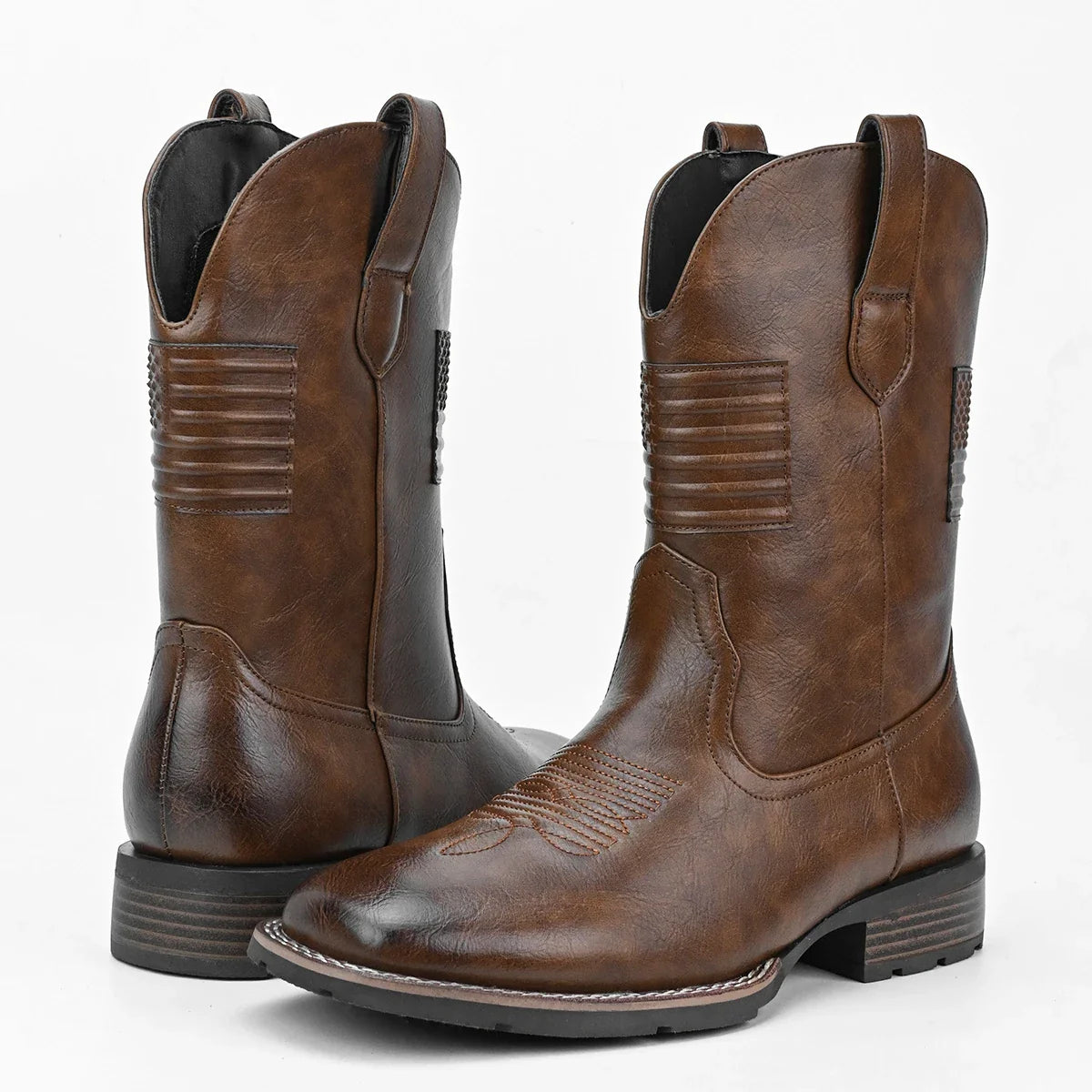 Men's Boots Personalized Design Fashionable Western Cowboy Boots