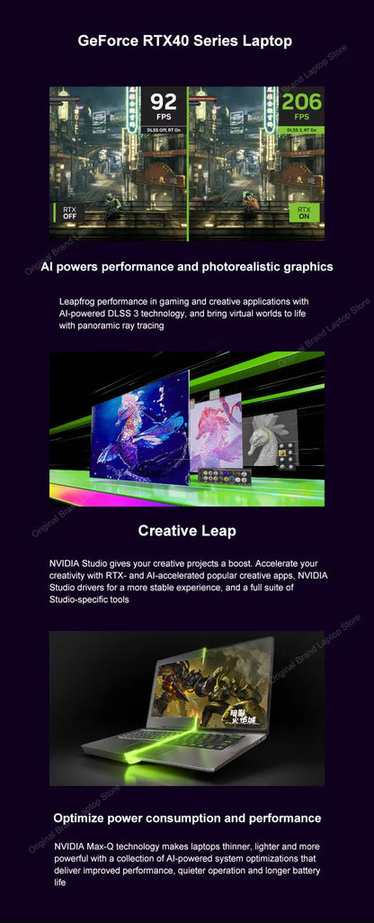 2024 Acer Predator Neo Gaming Laptop 16 Inch 2.5K 180Hz IPS Screen Notebook i9-14900HX 32GB 1TB RTX4060 Netbook Laptop Computer