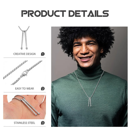 Tambour collier baguettes Punk bijoux Punk baguettes pendentif collier Cool tambour bâton collier pour femmes hommes tambour bâton