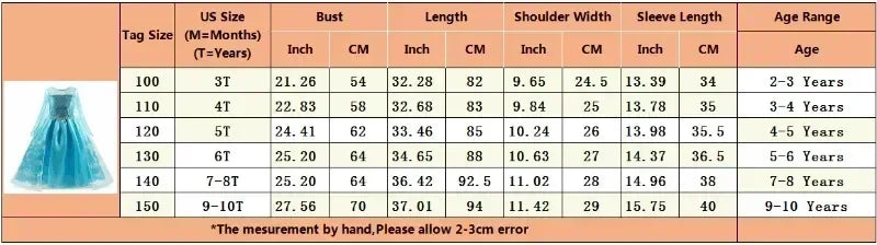 Elsa Dresses for Girls Princess Party Elsa Costume Snow Queen 2 Cosplay Elza Vestidos Hair Accessory Set Halloween Girls Clothes