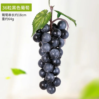 5PCS 12/18/24/36/60/85/100 Heads Artificial Grapes Christmas Halloween Wedding Party Home Garden Hanging Decoration Fake Fruits