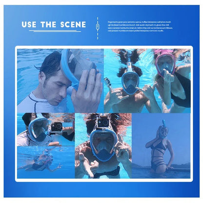 Nouveau masque de plongée sous-marine complet masque de plongée sous-marine pour adulte lunettes Anti-buée sous-marine vue large masque de natation Transparent pliable