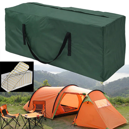 Sac de rangement pour coussins de mobilier, imperméable, anti-UV, résistant à l'usure, en tissu Oxford 210D robuste, sac de rangement pour sapin de Noël pour le jardin