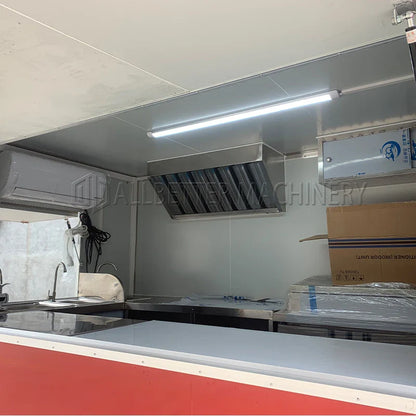 Allbetter Stainless Steel Mobile Food Trailer Hot Dog Carts Concession Food Trailer Towable Food Truck for Sale