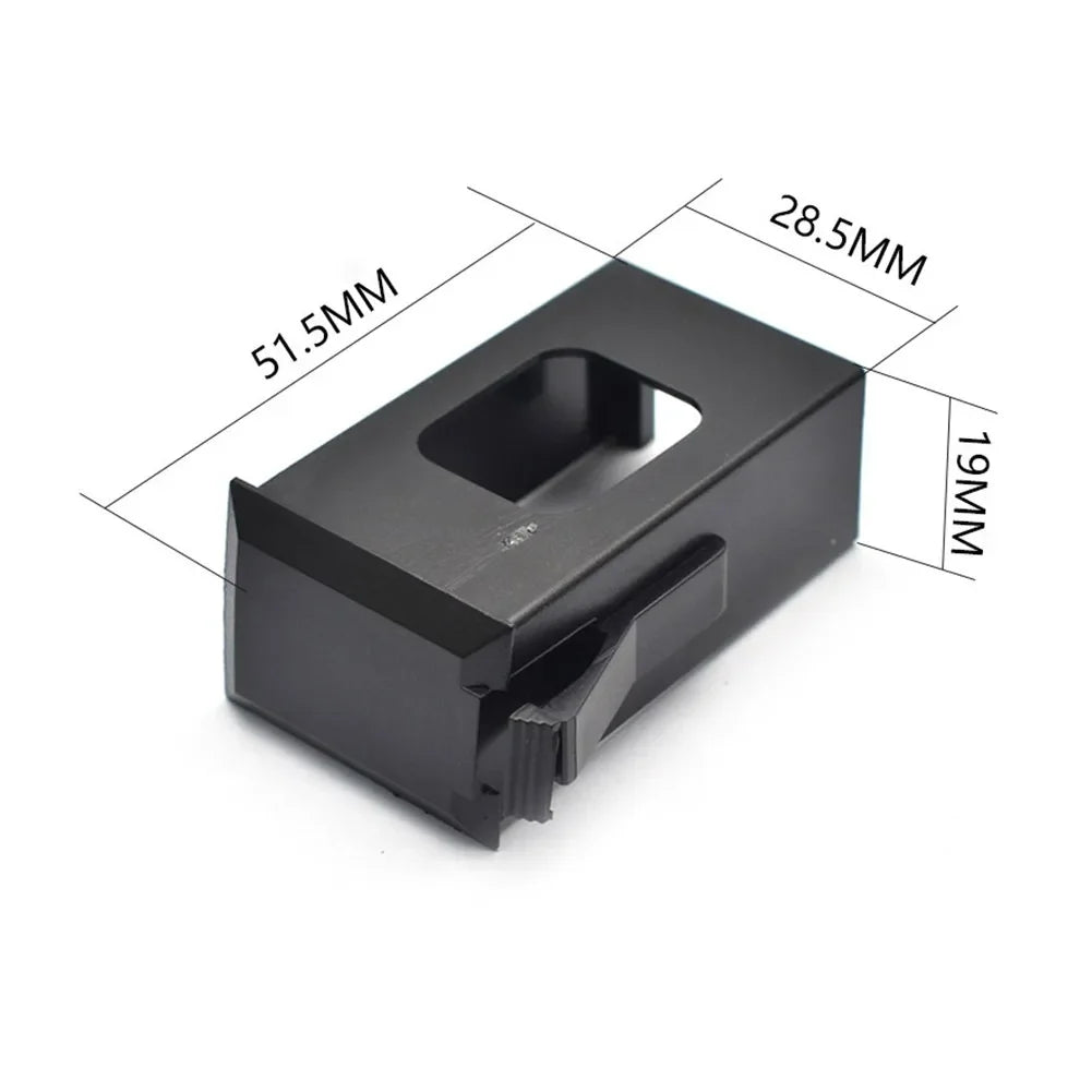 Support de boîtier de batterie 9V de remplacement pour pièces de micro de guitare acoustique EQ-7545R 51.5mm X 28.5mm X19mm, accessoires de pièces de guitare
