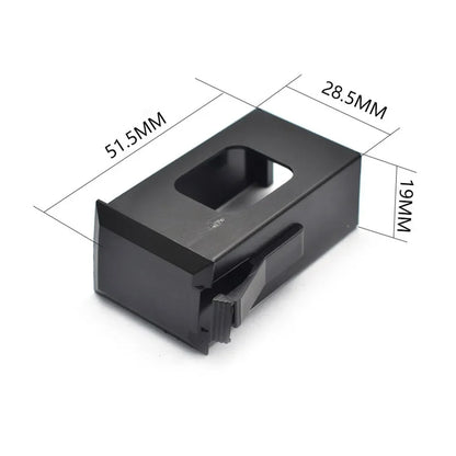 Support de boîtier de batterie 9V de remplacement pour pièces de micro de guitare acoustique EQ-7545R 51.5mm X 28.5mm X19mm, accessoires de pièces de guitare