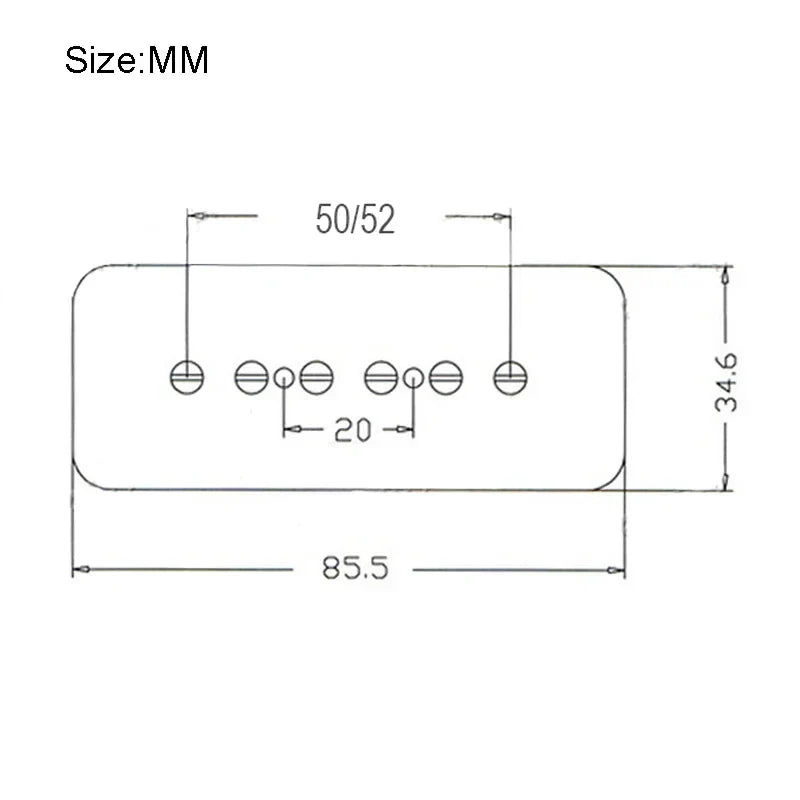 Alnico 5 aimant P90 Style micro double bobine micro silencieux Humbucker 6K/9K pour guitare électrique