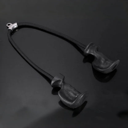 Corde de triceps avec poignées ergonomiques, corde de traction pour triceps de gymnastique pour machine à câble, système de poulie, fixation de câble de corde de triceps