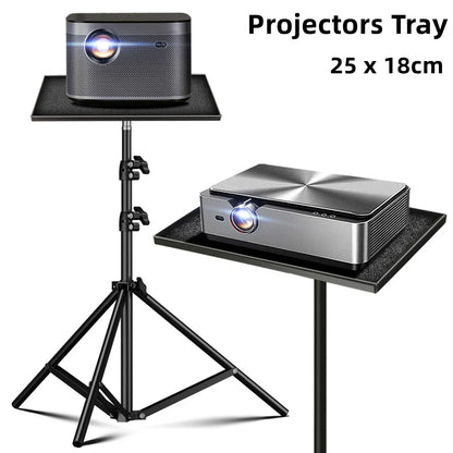 Nouveau plateau de projecteur 1 * plateau de projecteur 1/4 vis 100% tout neuf 25*18 cm cm (L * W) noir pour trépied support de haute qualité