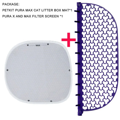 PETPeugeot-Bac à Litière existent pour Chat, Toilette Originale, Filtre à Maille pour PURA X et MAX, Accessoires de Bac à Sable