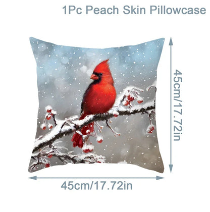 Housse de coussin de noël, père noël, décor de joyeux noël pour la maison, ornements de noël 2025, cadeaux de noël, nouvel an 2026
