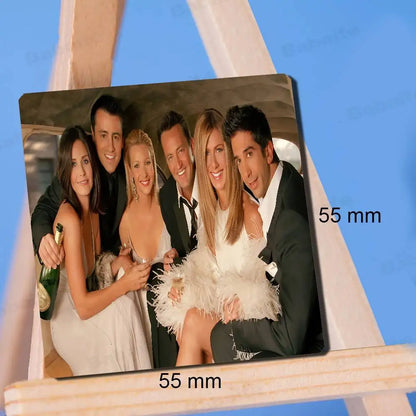 F-friends – aimants pour réfrigérateur avec Photo personnalisée, TV classique, cadeau pour la décoration de la maison, cadeau de saint-valentin, autocollant Photo magnétique