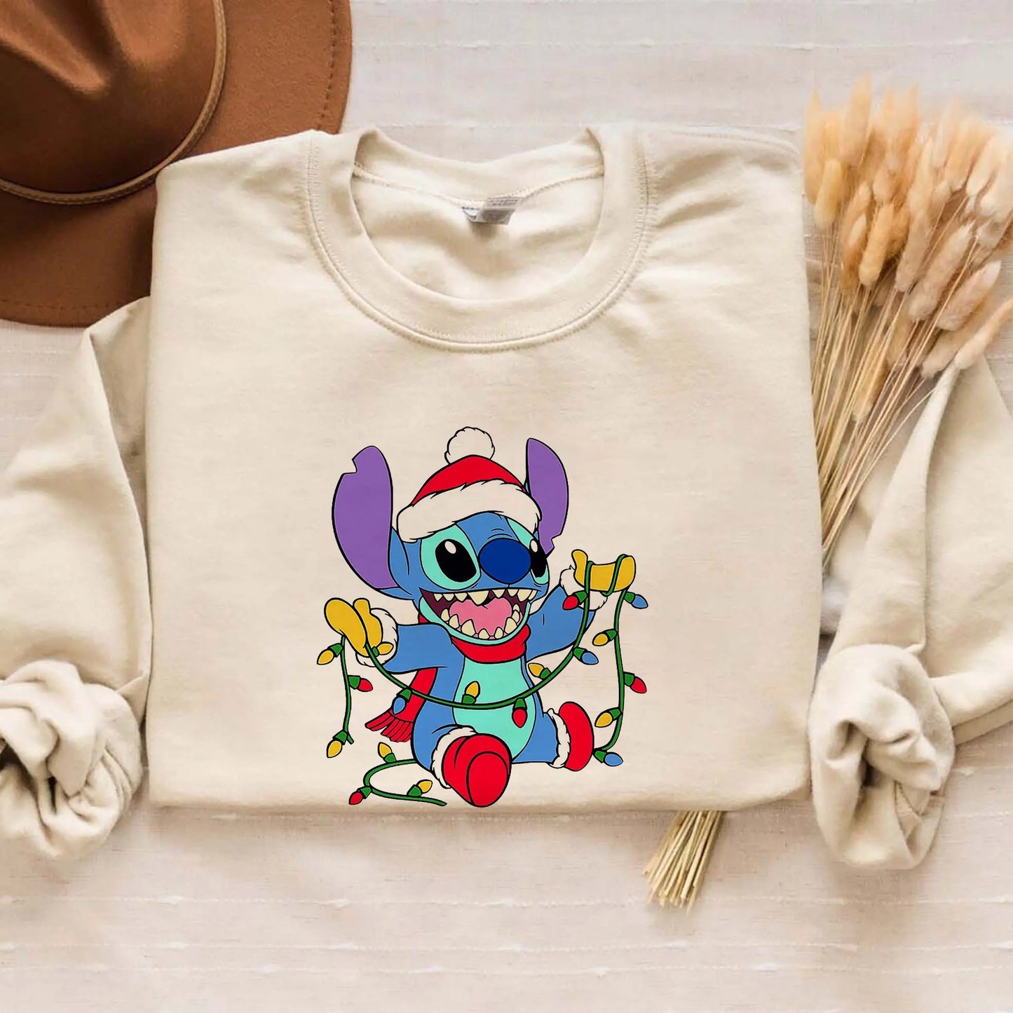 Autocollants thermocollants de Noël Lilo et Stitch pour vêtements, impressions thermiques, décalcomanies pour T-shirts