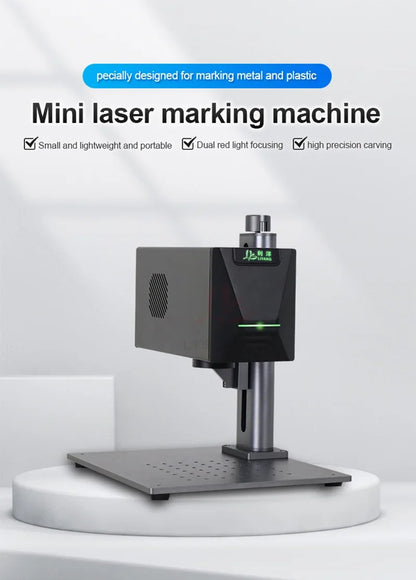 Fiber Laser Marking Machine 20W Mobile Control for Jewelry Metal Engraving Cutting 110x110mm Lens Computer Laser Marker 220V110V