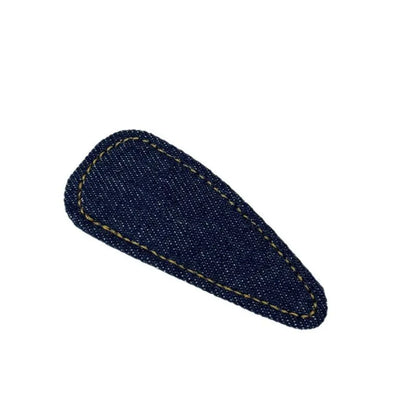Rétro simple denim bleu haut de gamme nouvelle épingle à cheveux cheveux cassés épingle à cheveux frange BB clip tempérament polyvalent clip latéral