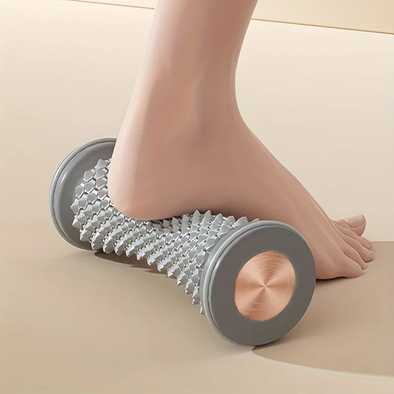 Masseur de pieds à rouleaux, rouleau de massage de yoga, balle de massage, rouleau de Fascia plantaire, soins de relaxation musculaire, rouleaux de massage de pieds manuels en plastique