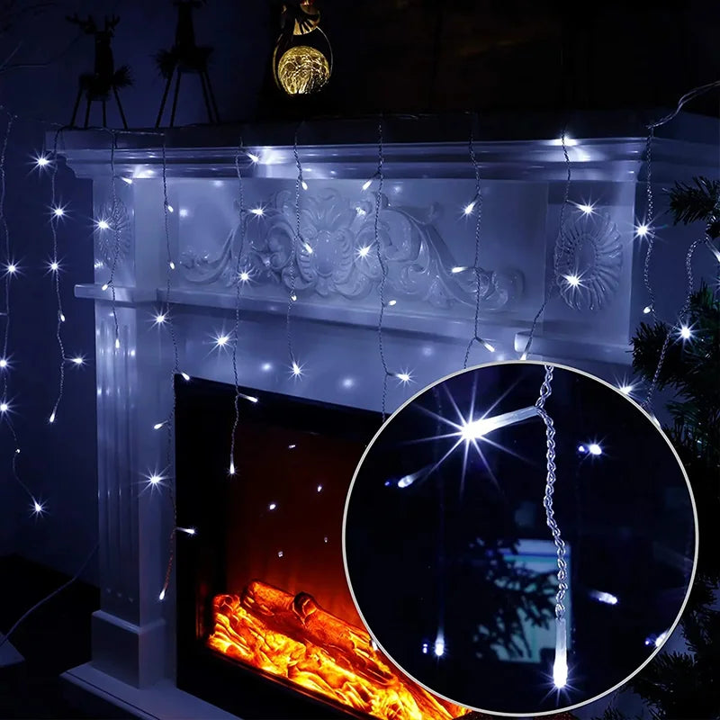 8 Modes USB bâton de glace lumière chaîne fête de mariage lumière LED guirlande intérieure maison festival fête jardin chambre rideau décoration