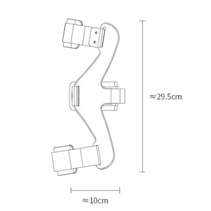 Orthèse d'hyperextension du genou avec aide à la voûte plantaire, stabilisateurs de récupération des jambes pour hémiplégie, attelle de Fixation des articulations du genou