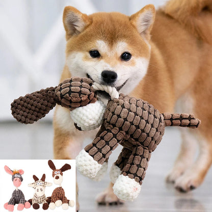 Matkey-Jouets en peluche pour grands chiens, mâcheurs agressifs, jouets à mâcher durables pour chiots grinçants